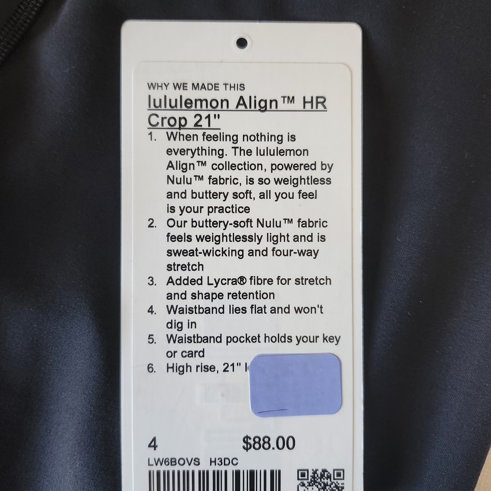 Lululemon ALIGN Black Leggings - Picture 2 of 5